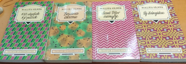 Mikszth  Klmn - 4 db Mikszth Klmn ktet (cmek a termklapon, sajt fot)