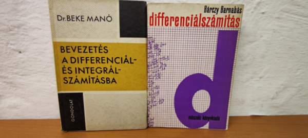 Bárczy Barnabás, Dr. Beke Manó - Egyetemi matematikai könyvcsomag