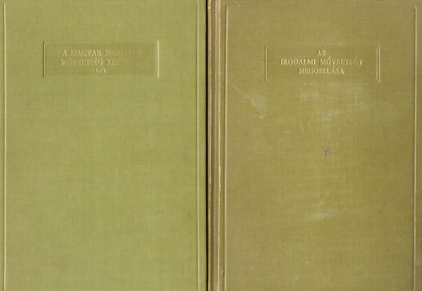 Horváth János - A Magyar Irodalmi Műveltség Kezdetei - Az Irodalmi Műveltség Megoszlása