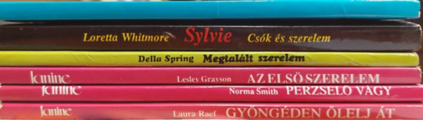Lesley Grayson, Norman R. Smith, Laura Raef - 6 db Romantikus regny: Gyengd valloms, Csk s szerelem, Megtallt szerelem, Az els szerelem, Perzsel vgy, Gyngden lelj t...