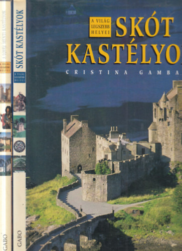 Cristina Gambaro, Milena Ercole Pozzoli - 2 db kastély kötet (A Loire menti kastélyok + Skót kastélyok)