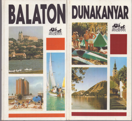 Cseke Lszl, Zkonyi Ferenc - 2 db a Panorma tiknyvek sorozatbl: Balaton - Dunakanyar
