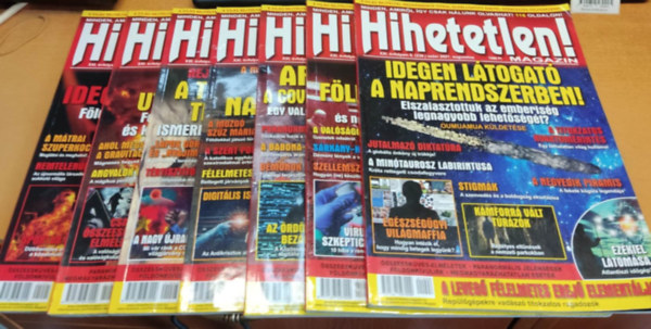 Szcs Rbert (fszerk.) - 7 db Hihetetlen! magazin, szrvnyszmok