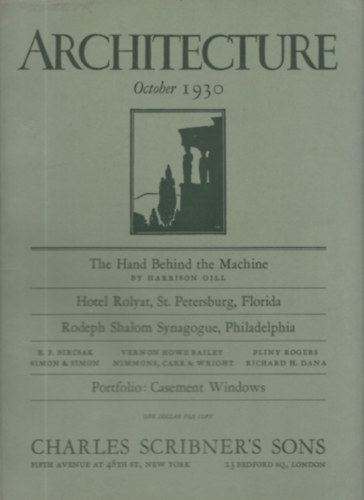 Architecture October 1930