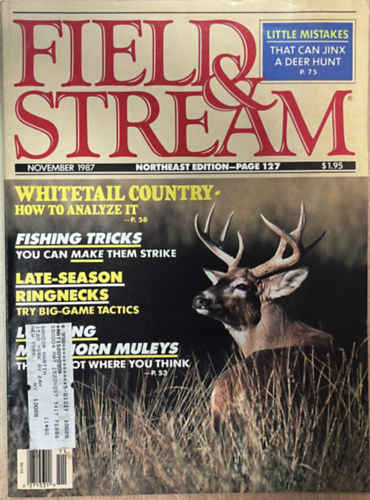 Field & Stream Magazine November 1987.