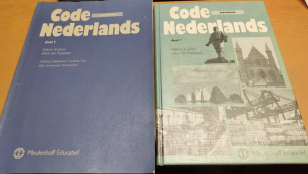 Folkert Kuiken; Alice van Kalsbeek - Code Nederlands 1-2. - Basisleergang Nederlands voor volwassen anderstaligen deel 1 + deel 2 Tekstboek 1 - HOLLAND NYELVKNYV