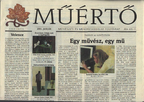 Mrt-Mvszeti s mkereskedelmi folyirat (2001 teljes vfolyam)