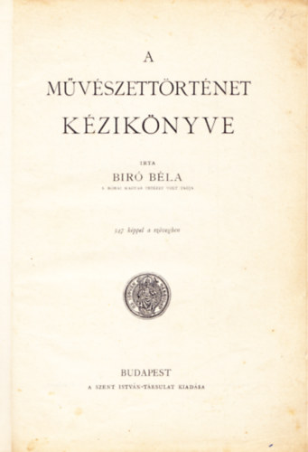 Br Bla - A mvszettrtnet kziknyve