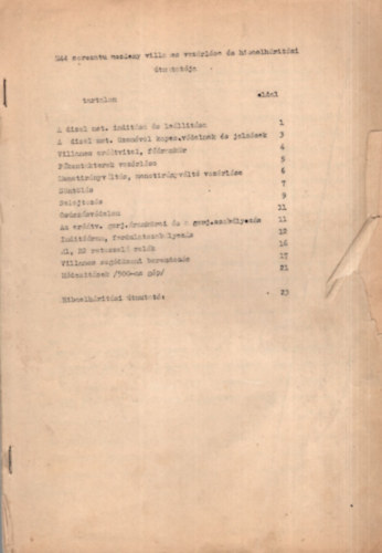 M44 sorozat� mozdony villamos vez�rl�se �s hibaelh�r�t�si �tmutat�ja - Nagyon ritka