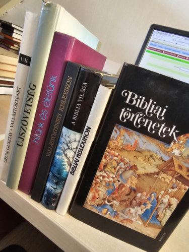 Gecse Gusztv - 7db-os vallsi KNYVMENT AJNLAT: Bibliai trtnetek+ Bibliai kislexikon+ A Biblia vilga+ Vallstrtneti kislexikon+ Hitnk s letnk+ jszvetsg+ Vallstrtnet