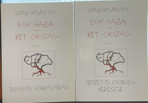 Szász István Tas - Egy haza - Két ország II-III (Trianon sodrásában + Nemzet és kisebbség keresztje