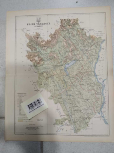 Gönczy Pál - Fejér vármegye térképe (M: 1:300.000)