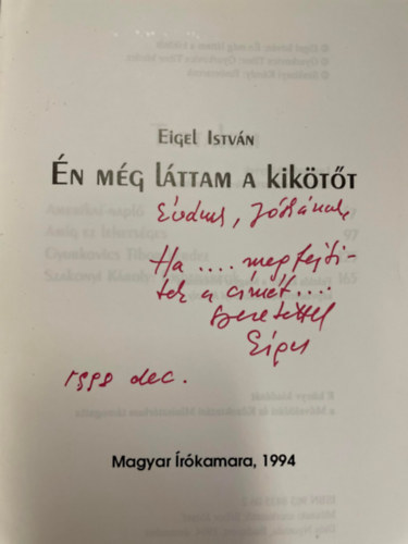 Eigel Istvn - n mg lttam a kiktt