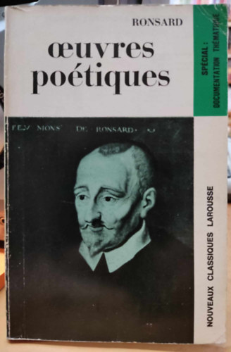 L�on Lejealle, Jean-Pol Caput - Oeuvres Po�tiques de Ronsard (Ronsard k�lt�i m�vei)