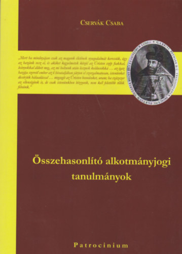 Cservk Csaba - sszehasonlt alkotmnyjogi tanulmnyok