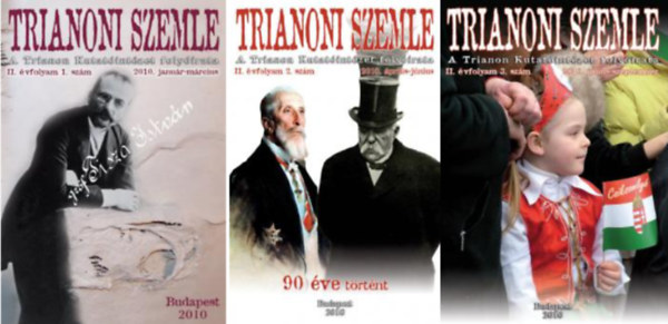 Szidiropulosz Archim�desz (szerk.) - Trianoni szemle II . �vfolyam 1-2-3.  sz�m (2010) ( 3 db )
