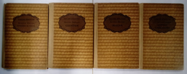Ambrus Zoltn, Alexij Okulov, Gorkij Maxim, Guy De Maupassant, Sas Ede, Alfred de Musset, Br Lajos - 7 db. ktet a Magyar knyvtr sorozatbl