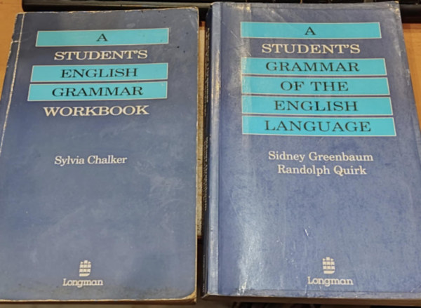 Sylvia Chalker, Sidney Greenbaum, Randolph Quirk - 2 db A Student's English Grammar Workbook + A Student's Grammar of the English Language