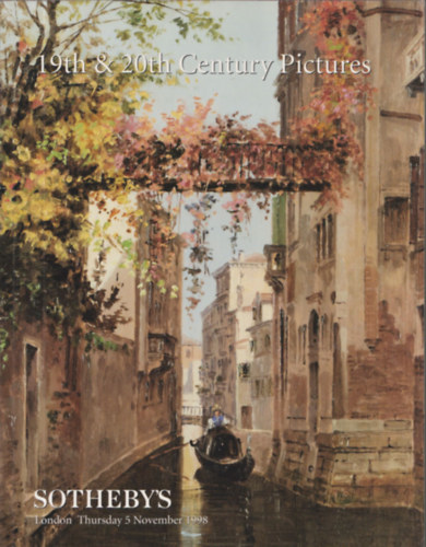Sotheby's - 19th & 20th Century Pictures (London - Thursday 5 November 1998)