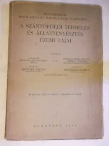 A szntfldi termels s llattenyszts zemi tjai