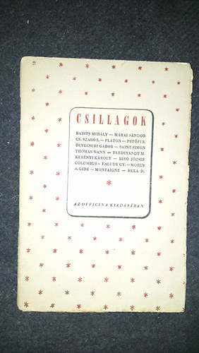 Officina Nyomda �s Kiad�v�ll. - Csillagok - Az Officina v�logat�sa