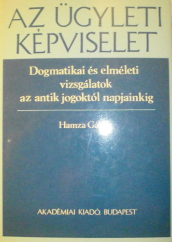 Hamza Gbor - Az gyleti kpviselet