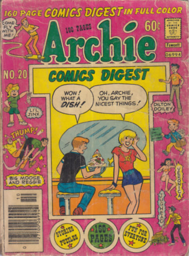 Archie Comics No. 20. (angol nyelvű színes képregény)