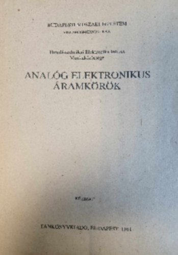 Dr. Simon Gyula - Analg elektronikus ramkrk I. - Alapramkrk