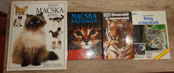 dr. Vera Weingartner, Elizabeth Marshall Thomas - 4 könyv a macskákról: Arany Macskakönyv, Macskakalendárium, Kismacskák és nagymacskák, Beteg a macskánk