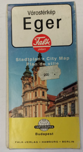 Eger várostérkép 1:10 000