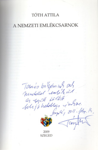 Tth Attila - A nemzeti emlkcsarnok