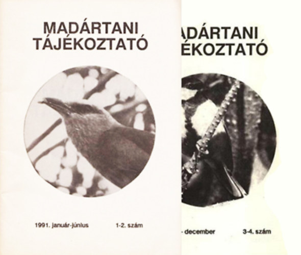 Schmidt Egon (szerk.) - Madrtani tjkoztat 1991. 1-2. janur-jnius + 3-4. jlius-december