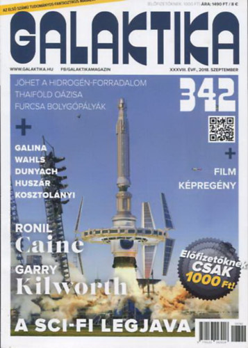 Burger Istvn (fszerk.) - Galaktika magazin 342. XXXVIII. vfolyam, 2018. szeptember