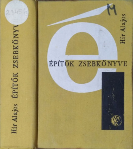 Hir Alajos (szerk.) - �p�t�k zsebk�nyve