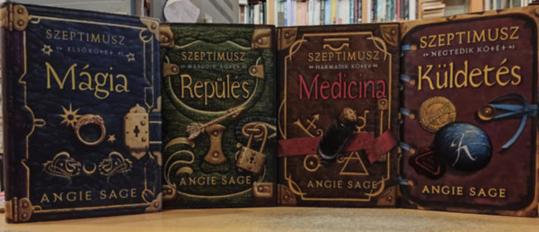 Angie Sage - Szeptimusz I-IV. - M�gia + Rep�l�s + Medicina + K�ldet�s