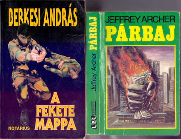 Berkesi Andrs - Jeffrey Archer - 2 db. Krimi:  A fekete mappa (msodik kiads) + Prbaj