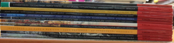 Rácz Árpád (főszerk.) - 11 db Rubicon - Történelmi magazin, szórványszámok