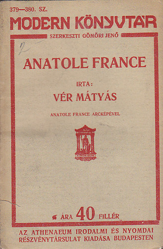 Vr Mtys - Anatole France