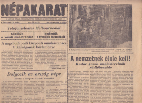 N�pakarat 1956. november 27. (1956-os �js�g, eredeti)