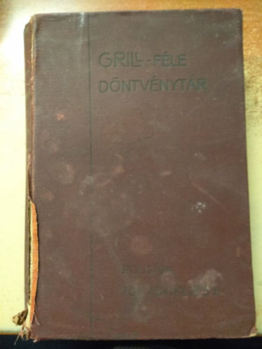 Knig V.; Trfi Gy. (szerk.) - Polgri trvnykezs II. - Grill-fle dntvnytr
