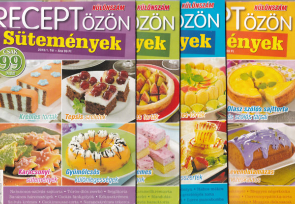 Receptzn klnszm 2015/1-4. szmok. - (teljes vfolyam)
