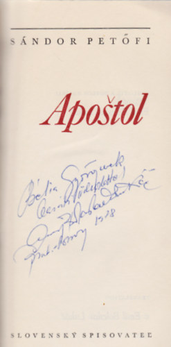 Pet�fi S�ndor, Emil Boleslav Luk�c (ford.) - Apo�tol (Dedik�lt)