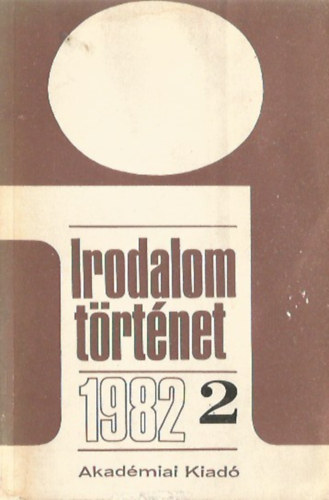 Irodalomtörténet 1982/2.