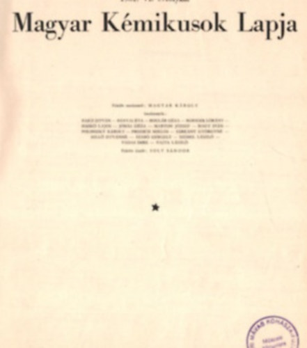 Bajcz Istvn - Magyar Kmikusok Lapja VIII. vfolyam egybektve