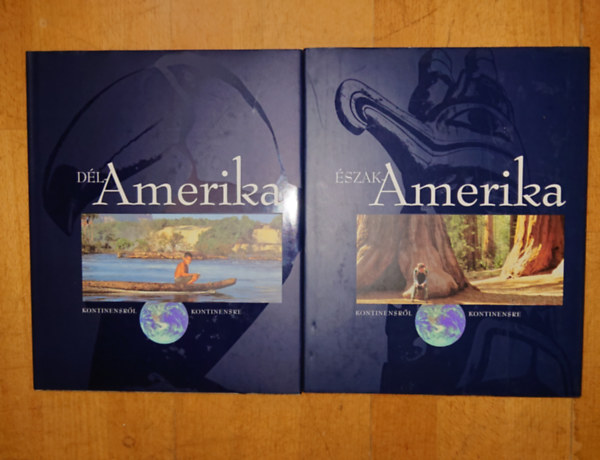 2 könyv a Kontinensről kontinensre című sorozatból: Észak-Amerika, Dél-Amerika