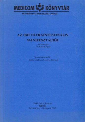 Dr. Kovcs gota - Az IBD EXTRAINTESTINALIS manifesztcii