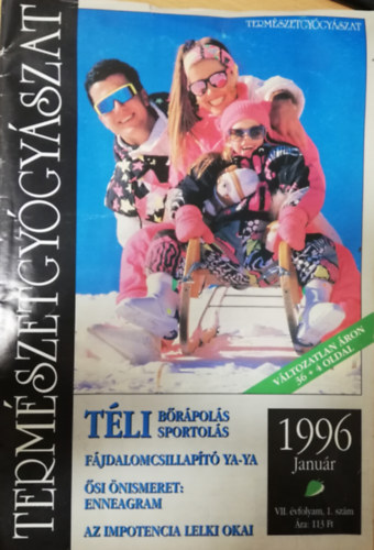 TermszetGygyszat magazin 1996. VII. vfolyam 1. szm Janur