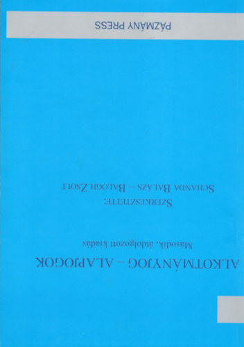 alkotmnyjog - alapjogok (Msodik, tdolgozott kiads)