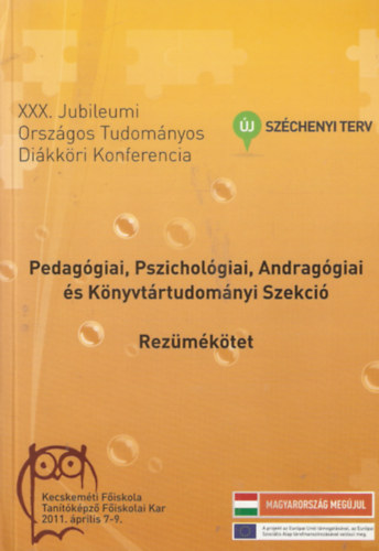 Pedaggiai, Pszicholgiai, Andraggiai s Knyvtrtudomnyi Szekci - Rezumktet