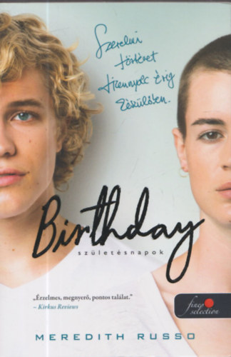 Meredith Russo - Birthday - Szletsnapok